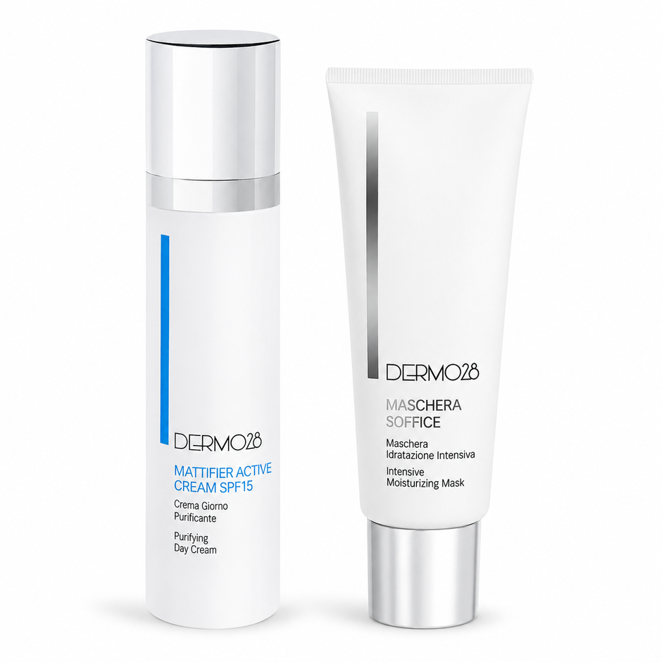 Mattifier active Cream SPF 15Â + Maschera soffice