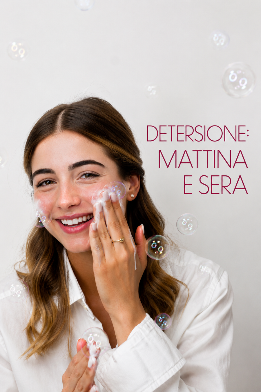 Detersione viso: perché non dovresti lavare il viso allo stesso modo mattina e sera