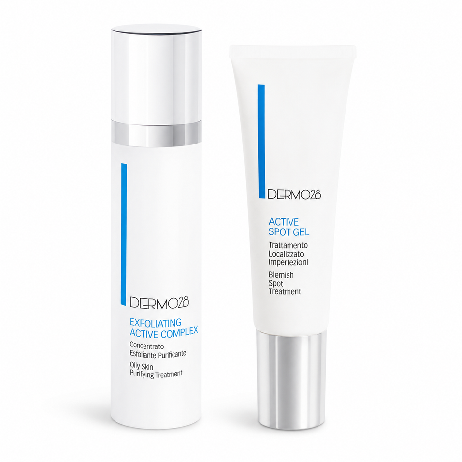 Exfoliating Active complex + Active spot gel