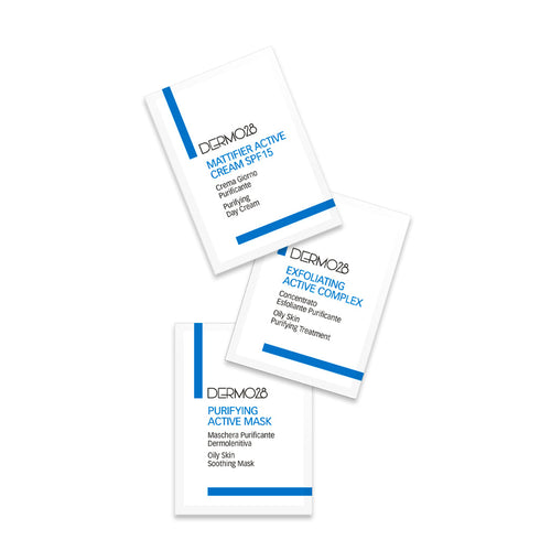 🎁 Pelle impura: Exfoliating Active Complex 1 ml, Mattifier Active Cream SPF15 2 ml, Purifying Active Mask 2 ml (100% off)